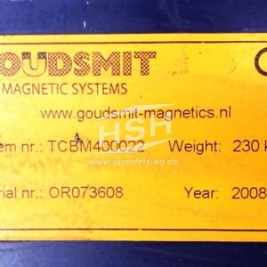 GOUDSMIT – TCBM400022 – D02L/8009 – 2008 – 480 mm