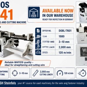 D08L/7601 – WAFIOS – RS41 - machine à dresser et couper D08L/7601 – WAFIOS – RS41 - machine à dresser et couper