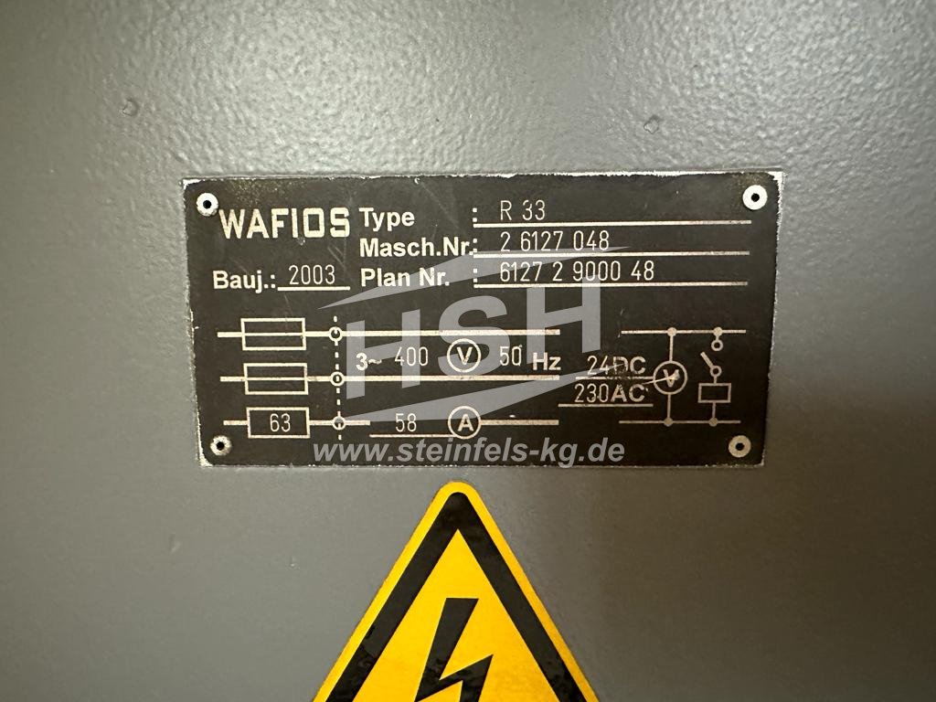 WAFIOS – R33 – D08L/8032 – 2003 – 1,5-7,0mm