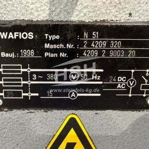WAFIOS – N51 – D12L/8082 – 1998 – 2,2-4,2 mm