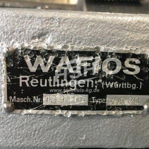 WAFIOS – VDF80 – D58L/7670 – 1963 – 1,5-3,8 mm