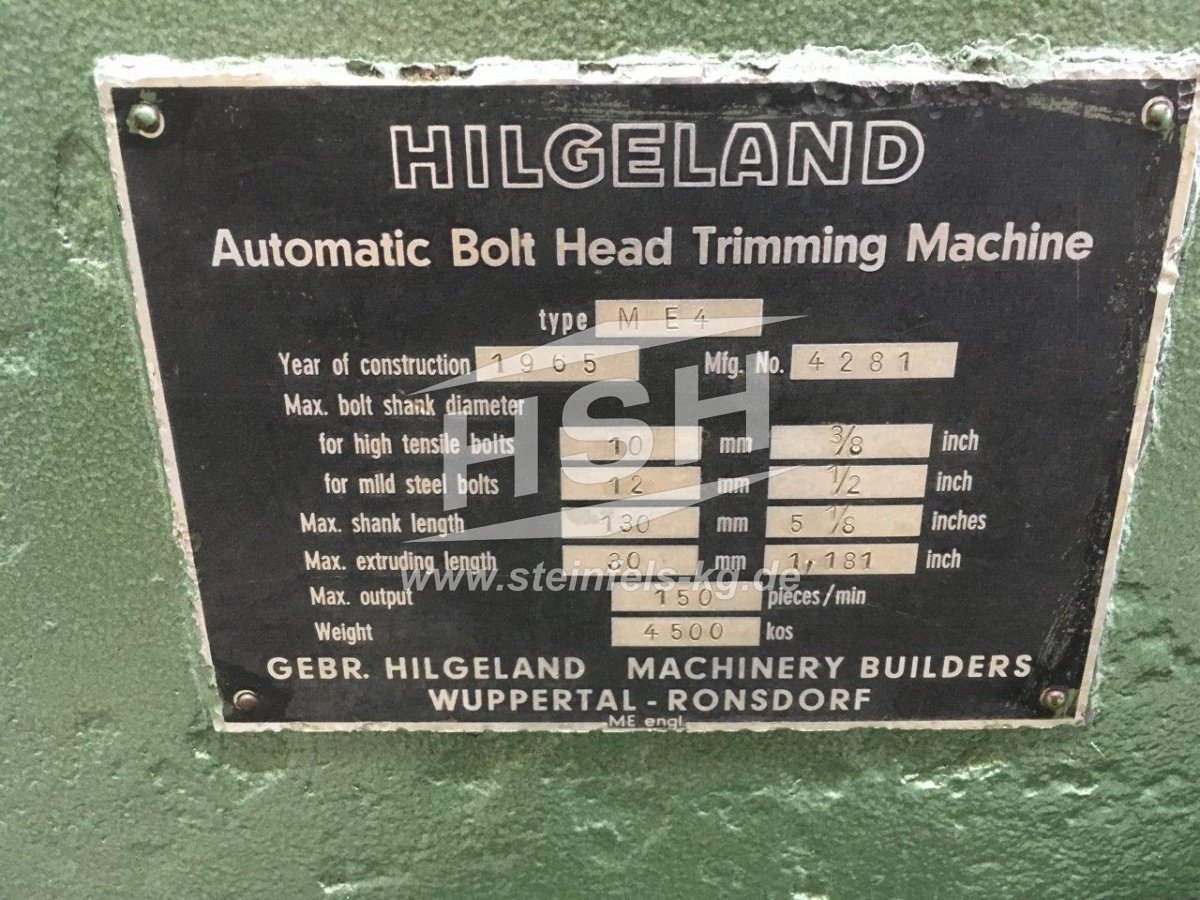 M02L/7649 — HILGELAND — ME4 – 1965 – 6-12 mm