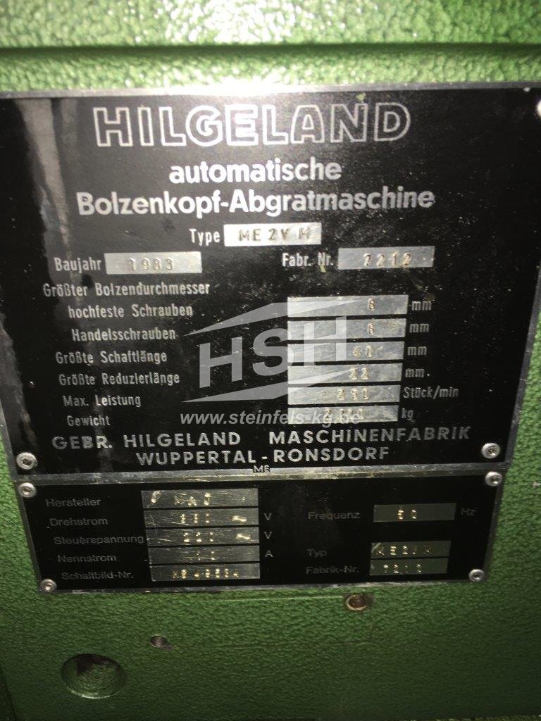 HILGELAND – ME2VM – M02L/7787 – 1983 – 2,2-8 mm