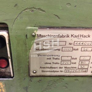 HACK – MBH6 – M60L/8050 – 1990 – 1000mm
